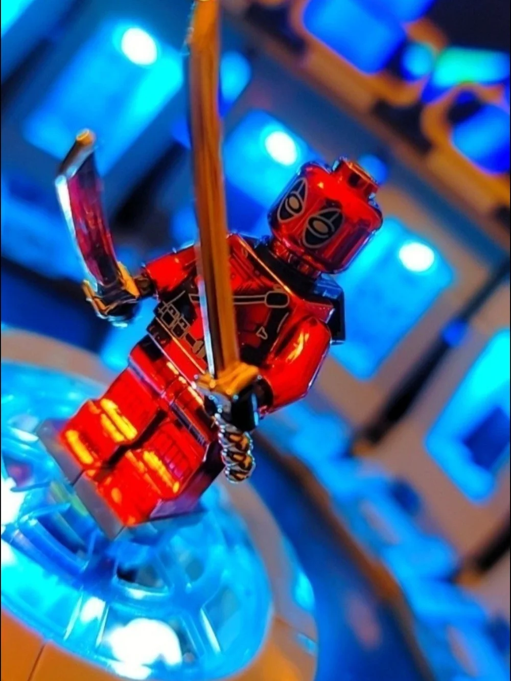 Deadpool Minifigure Lego Compatible